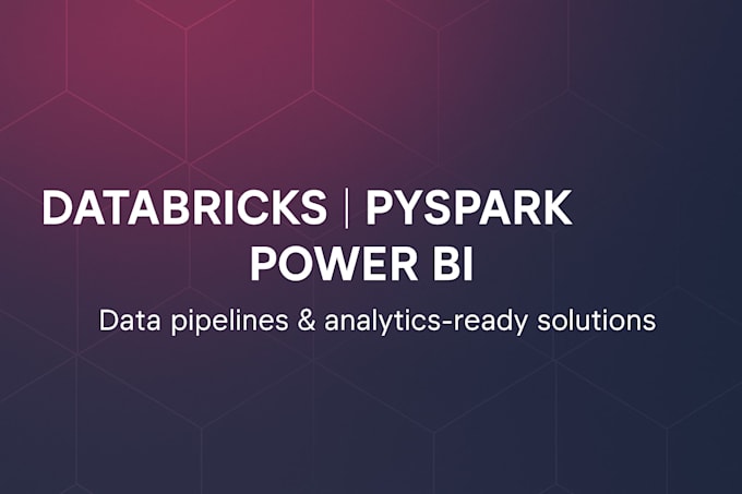 build and optimize your data pipeline in databricks or pyspark