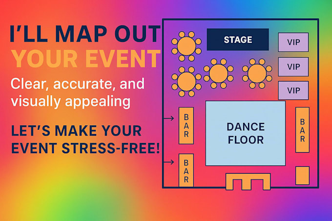 Layout Of An Event Example Design professional event seating charts, floor plans and venue layouts ...