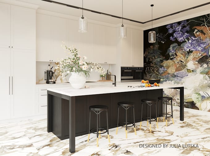 design and render interiors by 3ds max and corona render