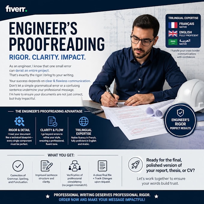 professionally proofread and edit your technical and business documents