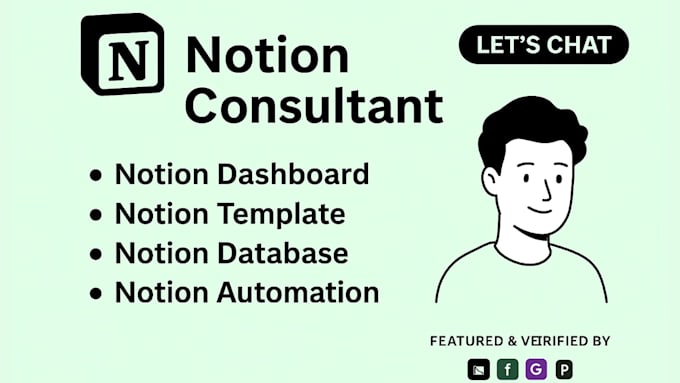 be notion consultant for your notion template and notion dashboard