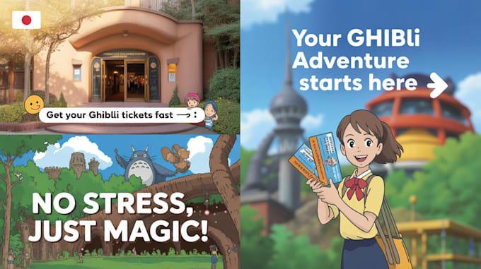Help you buy ghibli museum and ghibli park tickets by Tonypark45 | Fiverr
