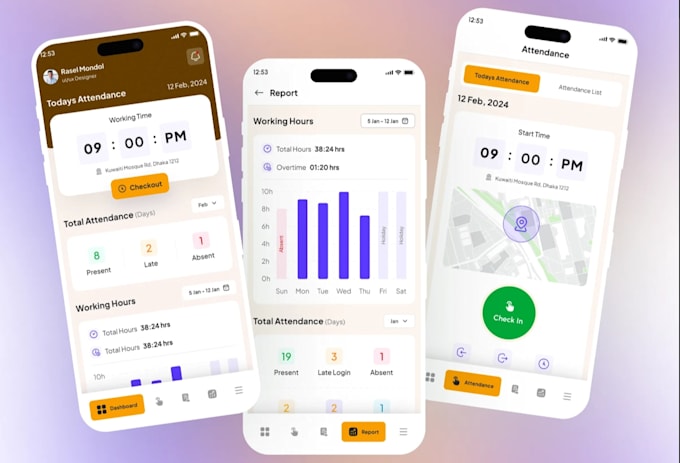 develop nfc attendance app, nfc staff records app nfc employee tracking app