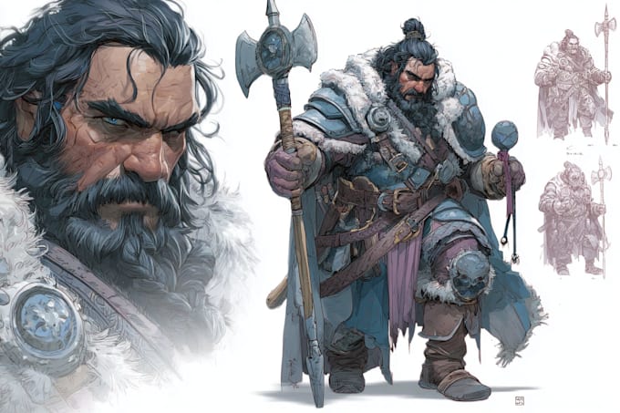 do dnd character art illustration commissions