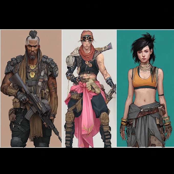 design a concept art character or object