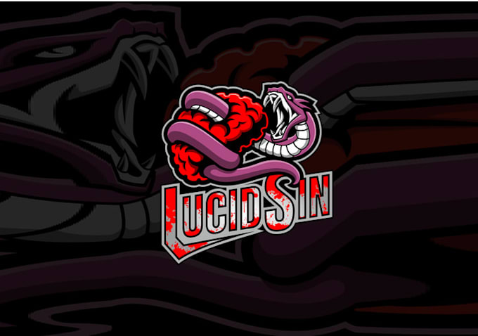 design unique consuming a human brain logo