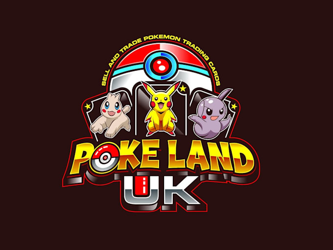 create high quality and beautiful pokemon logo design