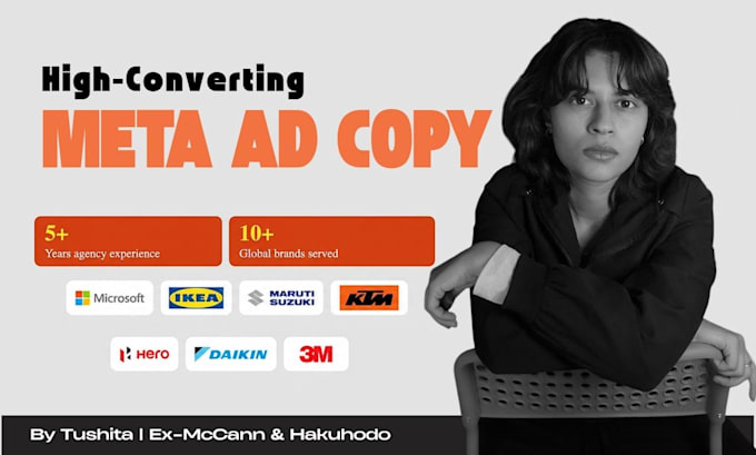 write meta ad copy and creative strategy that converts
