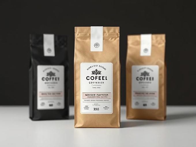do coffee packaging, coffee bag, label design