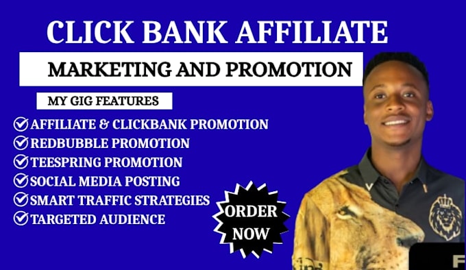 do clickbank affiliate, reddbubble, and teespring link promotion