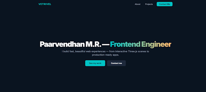 build a modern, responsive web app with animations