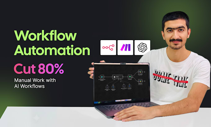 build ai agent and workflow automation with n8n, make and openai claude