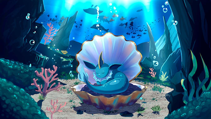 create your favorite pokemon illustrations