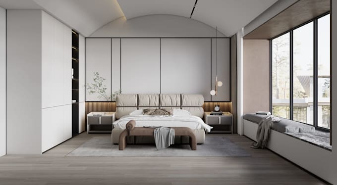 design your apartment interior with a realistic 3d rendering