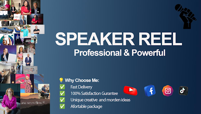 do professional speaker reel