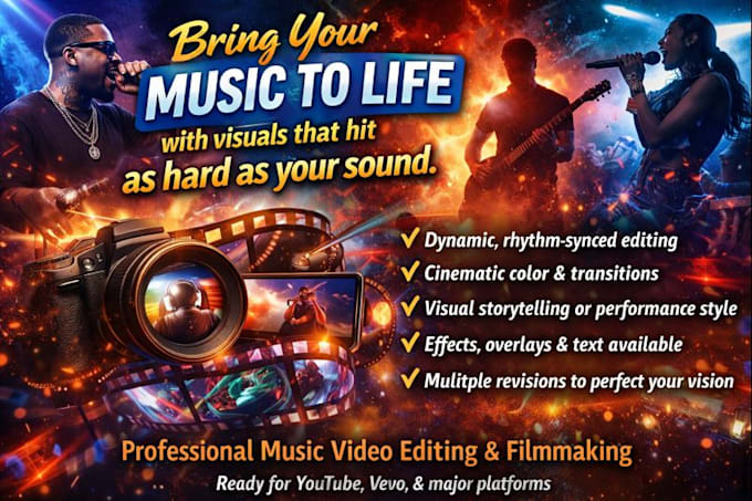 make your music video look like a high end production
