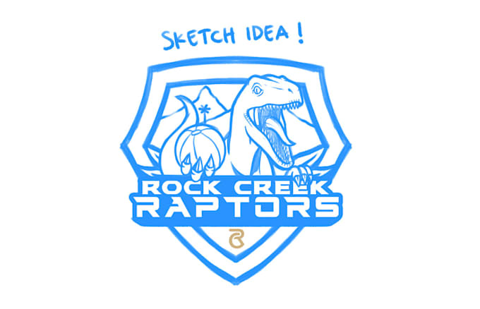 design rock creek raptors logo