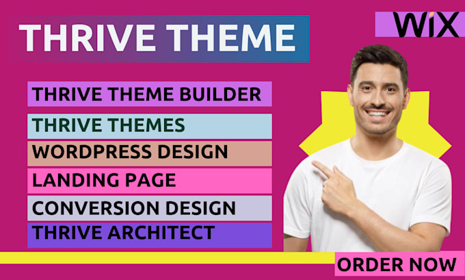 design a professional website using thrive architect and thrive theme builder
