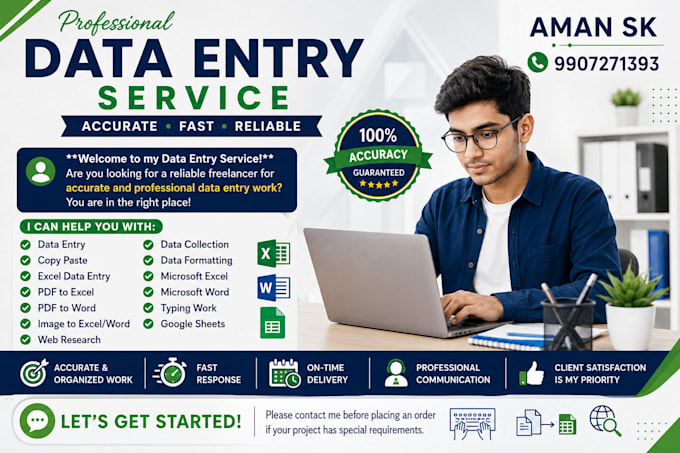 data entry specialist microsoft excel
