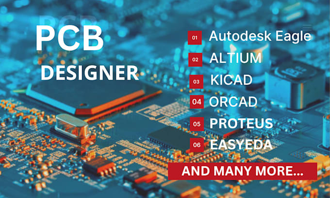 Design a professional pcb layout and schematic for your electronic ...