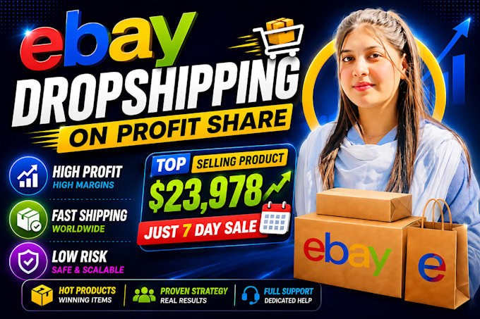 do ebay dropshipping on profit share