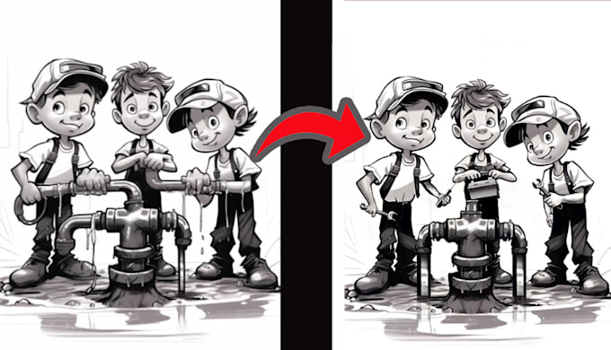 do any photo editing and fix ai generated images