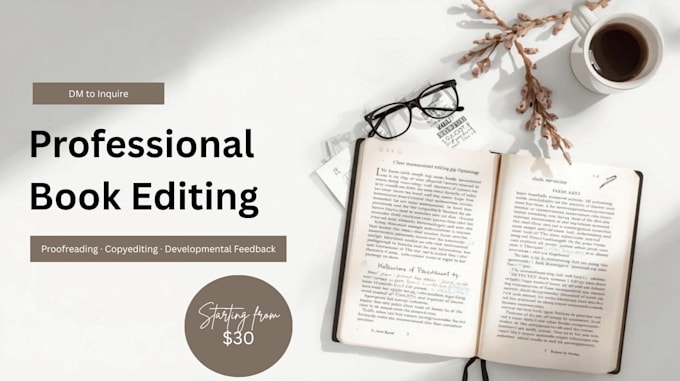 proofread and edit your unpublished manuscripts