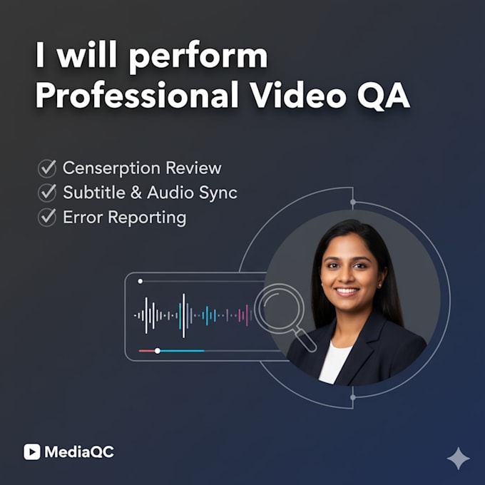 be your specialist for media QA, epg, and metadata