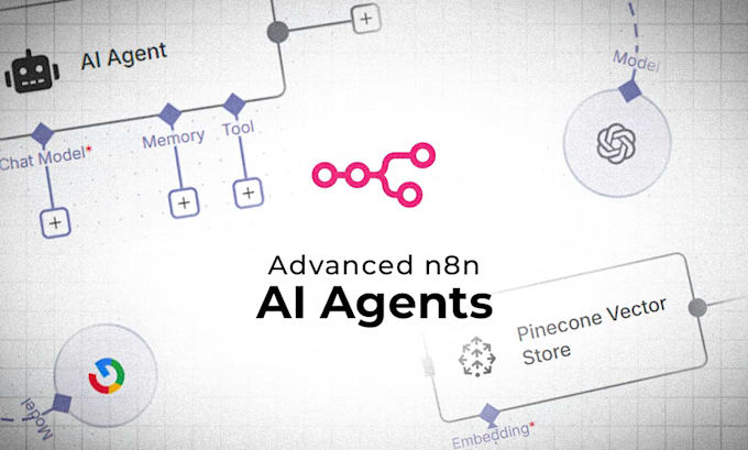 build advanced ai agents and llm integrations with n8n