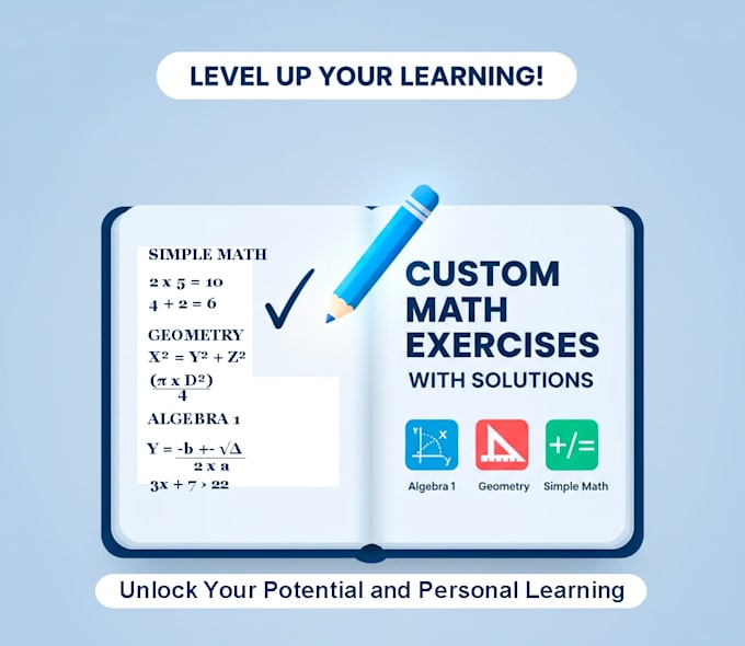 create custom high school math exercises and worksheets
