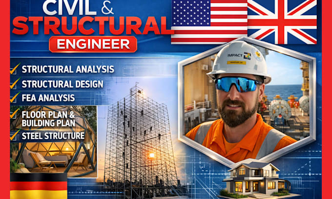 do civil and structural engineering design calculations, autocad 3d floor plan