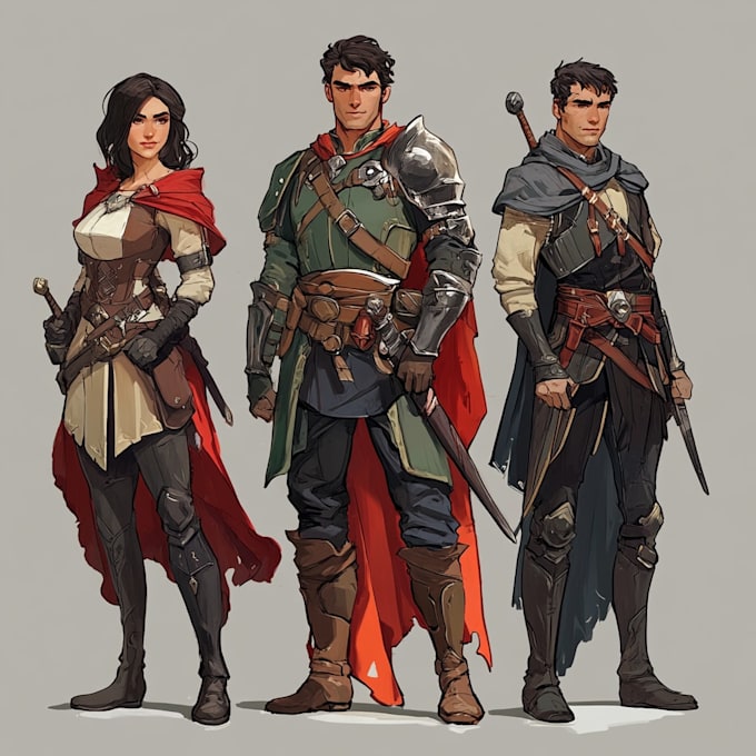 dnd character art and dnd character art