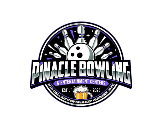 create exclusive and marvelous bowling logo design