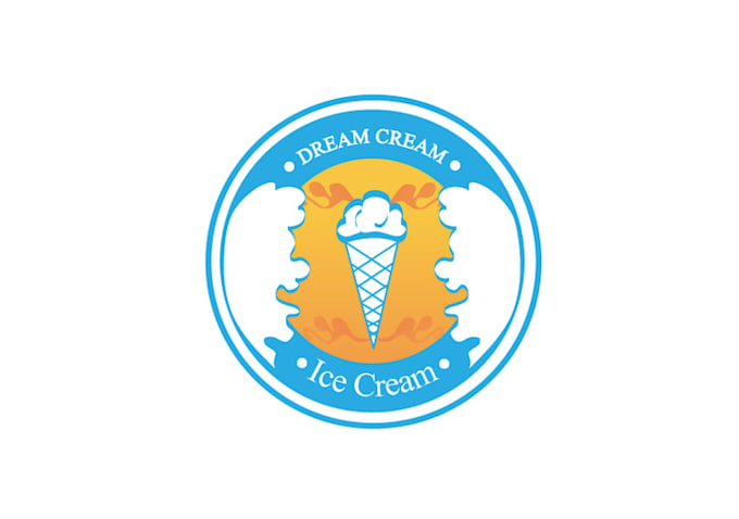 design high resolution delicious ice cream shop logo