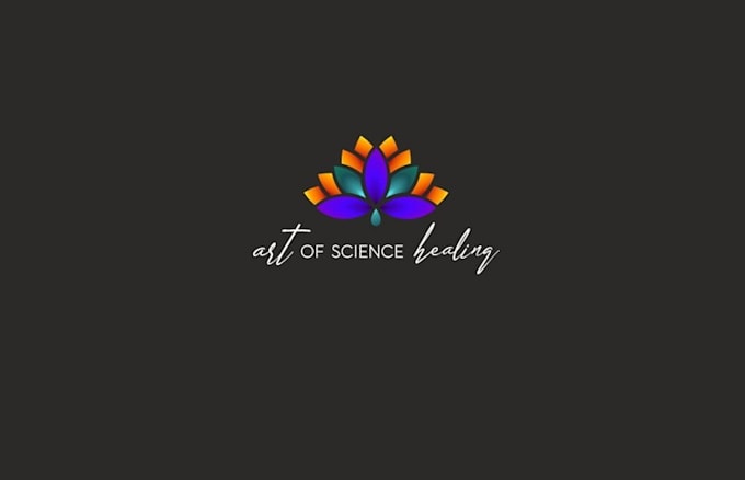 design art science duality spa services education logo
