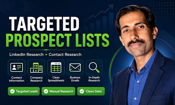 build targeted prospect lists and linkedin lead lists