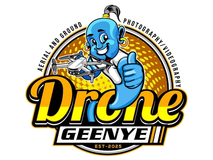 design modern drone logo