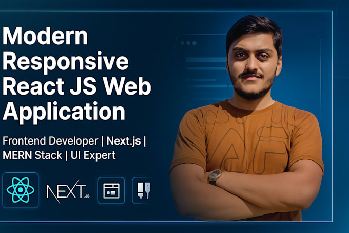 develop modern responsive react js web app or frontend development