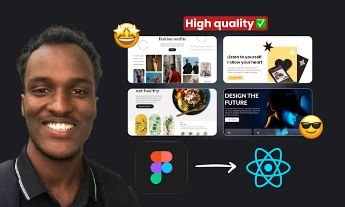 convert figma to react fast without losing design quality