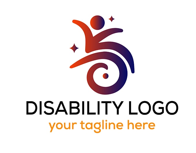 design specially modern, disabilities logo design