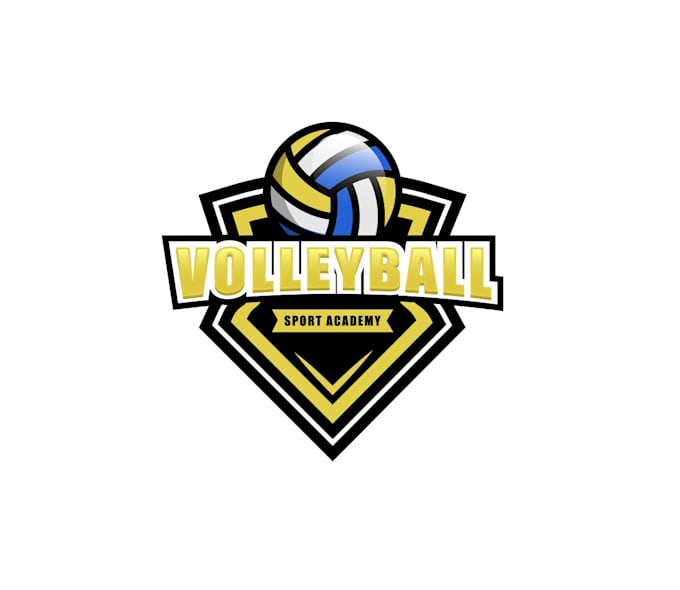 create awesome and gorgeous volleyball logo design
