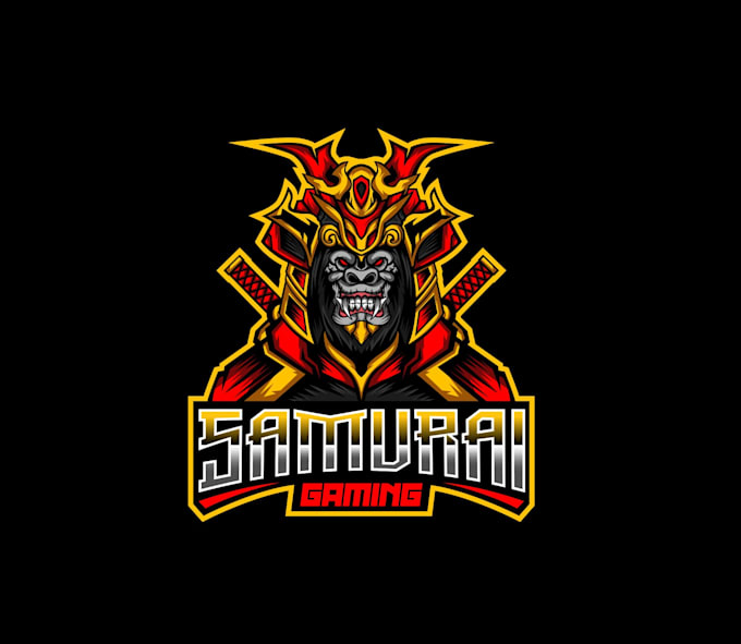 create creative and good looking samurai logo design
