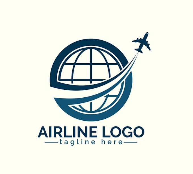 design a unique and professional airline or aviation logo