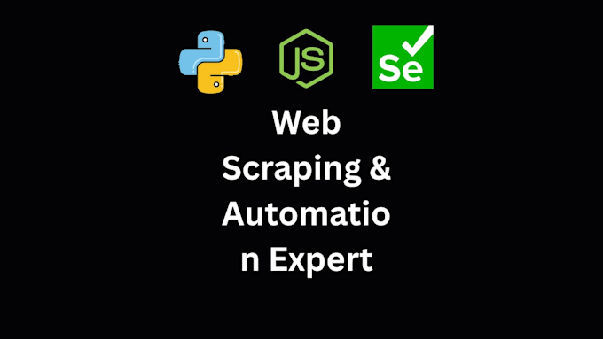 Do web automation using python and selenium by Saadtheanalyst | Fiverr