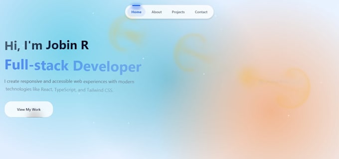 develop a responsive full stack web application from scratch