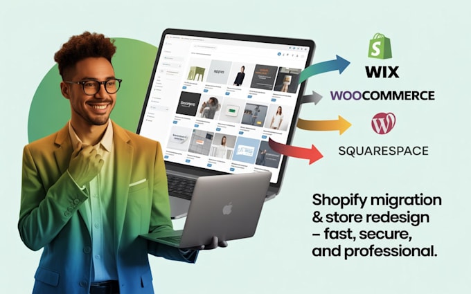 migrate shopify, redesign, and customize your ecommerce store