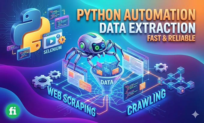 create scrapping bots,web scraping bots,browser automation using selenium,scrapy