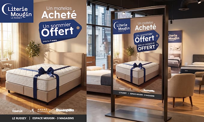 créerai une affiche pro pour vos publicités et événements