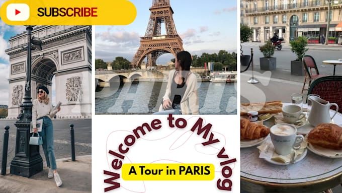 make professional lifestyle and travel vlog thumbnails