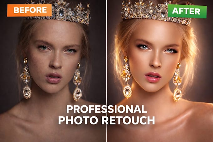 professional portrait retouching and photo editing